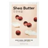 Szalvéta típusú arcmaszk shea vajjal  - Missha Airy Fit Sheet Face Mask - Shea Butter, 19 g