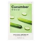 Szalvéta típusú arcmaszk uborka kivonattal - Missha Airy Fit Sheet Face Mask - Cucumber, 19 g