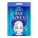 Hűsítő szempárna tapasz - Selfie Project Eye Love U Cooling Shimmer Eye Pads, 2 db.