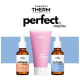 Perfect Routine Készlet  - Synergy Therm: Antioxidáns Szérum Radiance Serum, 30 ml + Daily Use Sunscreen Krém - SPF 50+, 50 ml + Szérum Hydrate Serum, 30 ml