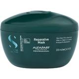 Rekonstrukciós Maszk Közepestől a Vastag Sérült Hajra - Alfaparf Milano Semi Di Lino Reconstruction Reparative Mask A - Z Bond Complex, 200 ml