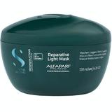 Helyreállító Hajmaszk Vékony és Sérült Hajra - Alfaparf Milano Semi Di Lino Reparative Light Mask A - Z Bond Complex, 200 ml