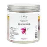 Hámlasztó testradír magnóliával és búzavirággal - KANU Nature Body Scrub Professional Magnolia with Cornflower, 1000 g