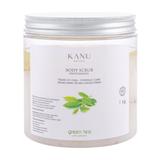 Hámlasztó testradír zöld teával és kamillával - KANU Nature Body Scrub Professional Green Tea with Camomile, 1000 g