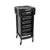 Kozmetikai kocsi T-600A - Beautyfor Hairdresser Salon Trolley, fekete, 1 db.