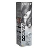 Féltartós Színező Hajmaszk-Krém  - Loncolor GoCrazy, árnyalata S11 GoDarkSilver!, 100 ml